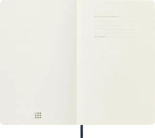 Miniatura 5 de Moleskine - Cuaderno clásico, tapa blanda, tamaño L (5 x 8.25 pulgadas), liso/en blanco, azul zafiro, 192 páginas