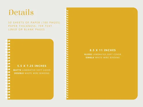 Miniatura 6 de Cuaderno personalizado de ramas de olivo, libro de tapa blanda en espiral forrado o sin forro, diario de corona de vegetación con nombre, cuaderno
