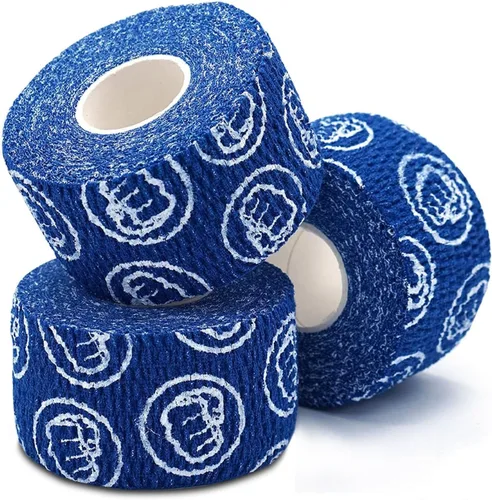 Miniatura 8 de WOD Nation Cinta atlética flexible de agarre de gancho: tiras de pulgar y dedos fáciles de rasgar y a prueba de sudor para levantamiento de pesas