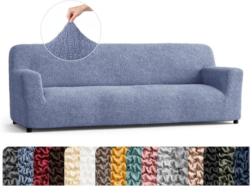 Miniatura 26 de Fundas elásticas de sofá prémium para sofá, funda para silla, lavable, apta para perros y mascotas, fundas elásticas de poliéster para sofá biplaza