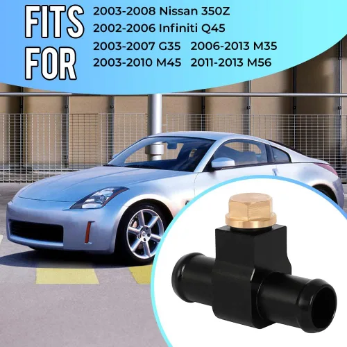 Miniatura 4 de MOTOQUEEN Reemplazo para 92500-AR000 y 92500-JK20A Conector de manguera jaspeado para Nissan Z33 350z Z34 370z Infiniti G35 G37 Puerto de purga