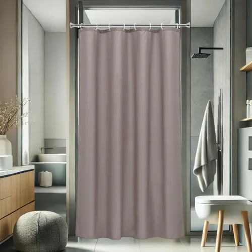 Miniatura 29 de AooHome - Forro para cortina de ducha, Tela, Gris claro