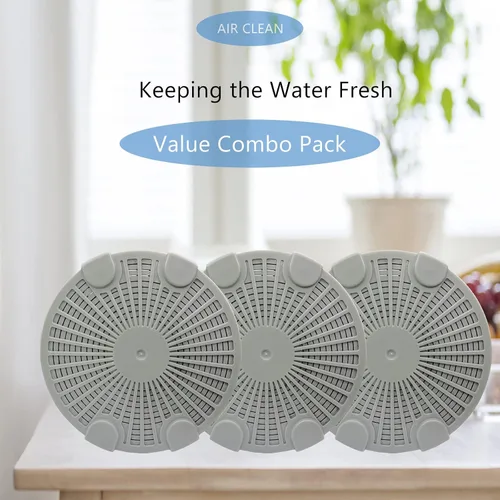 Miniatura 8 de Hydro Cell A200 - Filtro humidificador con carbón activado compatible con BONECO y AIR-O-Swiss Humidificador ultrasónico, paquete de 3, color gris