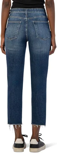 Miniatura 2 de KUT from the Kloth Rachael de talle alto Fab Ab Mom Raw Hem para mujer en Explore