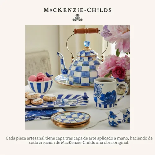 Miniatura 6 de MACKENZIE-CHILDS Toalla de Cocina de Algodón, Linda Toalla de Cocina Decorativa para Limpieza y Decoración del Hogar, Juego de 1, Hervidor de Té