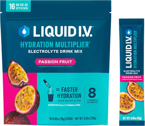 Miniatura 20 de Liquid I.V.® Hydration Multiplier - Popsicle Firecracker Mezcla en polvo de electrolitos para bebida 1 paquete (16 porciones)