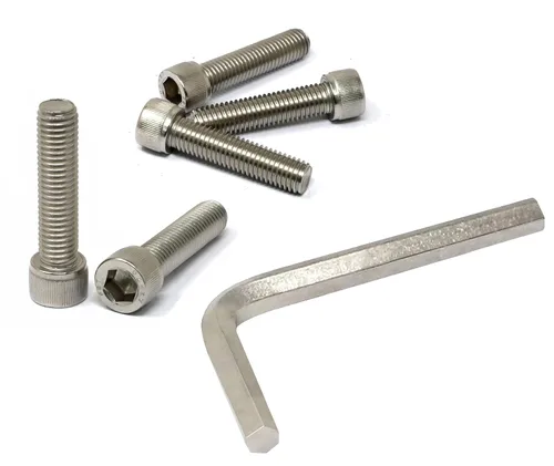 Miniatura 238 de iexcell 25 piezas M4 x 60/65/70/75/3.150 in paso de rosca 0.028 in acero inoxidable 304 cabeza hexagonal Tornillos Tornillos surtido Kit