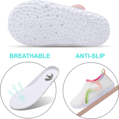 Miniatura 226 de FEETCITY Baby Boys Girls Water Sport Shoes Barefoot Kids Aqua Socks Quick-Dry Beach Swim Pool Shoes
