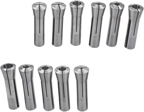 findmall Juego de 11 pinzas R8 de precisión de 1/8 a 3/4 pulgadas, soporte para portabrocas de fresado, 7/16 pulgadas - 20 hilos de barra de