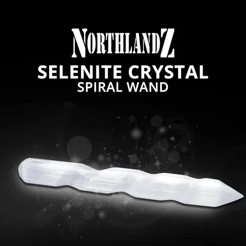 Miniatura 2 de Varita de cristal de selenita, para curación y meditación, cristales de alta energía para aliviar la ansiedad, yoga y decoración del hogar, idea