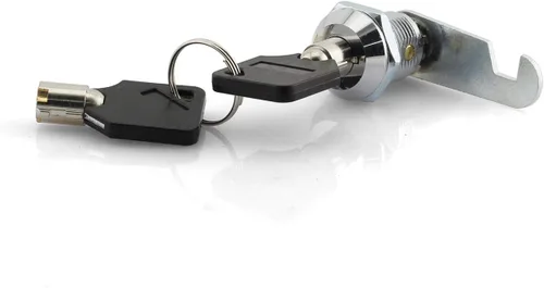 Miniatura 3 de Cerradura tubular de leva con rosca de 0.787 pulgadas con llave igual, herrajes para muebles de bricolaje para cajones, gabinetes, escritorio, mesa