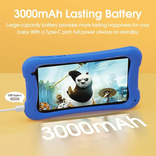 Miniatura 4 de DigiLand Tablet Android para niños, tabletas Android de 7 pulgadas para niños, tableta para niños pequeños con funda incluida, 4 GB + 32 GB, control