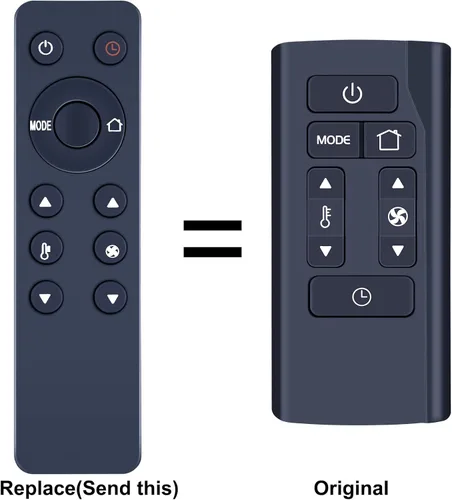 Miniatura 2 de Mando a distancia de repuesto compatible con aire acondicionado portátil Delonghi 5515110651 810900488 PACEL275HGRKC3AWH PACEL275HGRKC1AWH