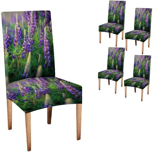 Miniatura 49 de CAPSCEOLL Fundas para Sillas De Comedor 4, Funda elástica para silla de comedor, lavable de elastano, fundas para sillas Parsons de cocina, Fundas