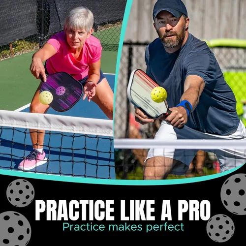 Miniatura 7 de AMA SPORT Sistema de red de pickleball portátil de tamaño regulador de 22 pies para interiores y exteriores, diseñado para todas las condiciones