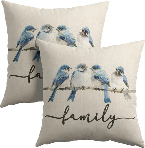 Miniatura 26 de Fundas de cojín decorativas con temática de verano náutica costera de 12 x 12 pulgadas, juego de 2 fundas de cojín de color aguamarina azul verdoso