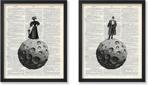 Miniatura 7 de Poster Master Póster de Arte del Diccionario - Impresión Retro de Mujer Soldadora - Arte de Sándwich de Queso a la Parrilla - Regalo para Ella