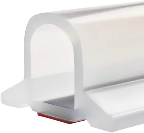Miniatura 8 de Duzzy Umbral de Ducha Plegable de 98 Pulgadas Barrera de Agua, Tope de Agua de Silicona para Ducha, Ideal para Acceso en Silla de Ruedas, Adecuado