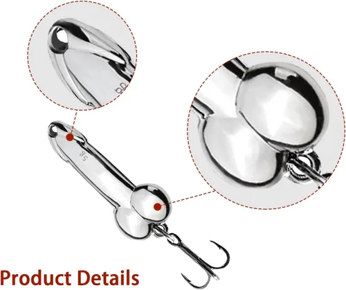 Miniatura 3 de 4Pcs Funny Fishing Lures, Top Water Bass Fishing Lure, Bass Fishing Gear Spinner Baits Freshwater Saltwater Fish Equipment Fish Hook Gift for