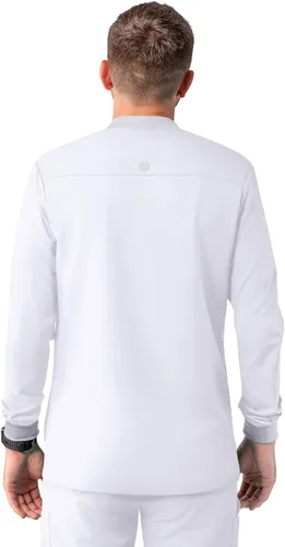 Miniatura 2 de Adar Addition Scrubs para hombre - Chaqueta médica con cremallera