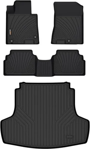 Miniatura 61 de Alfombrillas y forro de carga para Jeep Grand Cherokee L 2021-2025 (solo para 6 plazas sin consola central), alfombrillas de automóvil TPE para todo