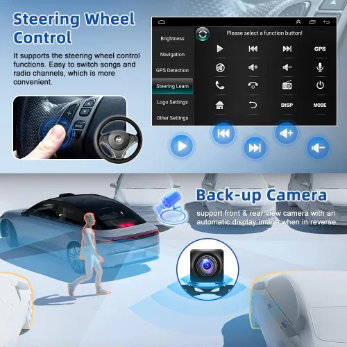 Miniatura 6 de Estéreo de coche de doble DIN 4G+64G para Ford F150 2009-2014 con Carplay inalámbrico y Android Auto, pantalla táctil de 9.7 pulgadas Android 13