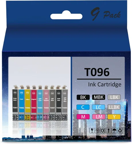 CULater T0961 T0962 T0963 T0964 T0965 T0966 T0967 T0968 T0969 Reemplazo de cartucho de tinta remanufacturado para T096 96 T096120-T096920 Tinta para