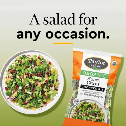 Miniatura 3 de Taylor Farms, kit de ensalada picada orgánica de miel y cítricos, 8.8 onzas