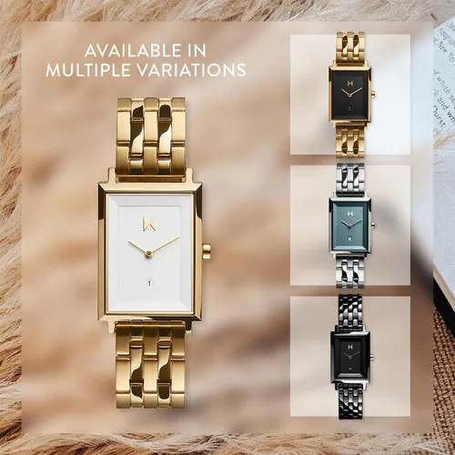 Miniatura 4 de MVMT - Reloj modelo Signature Square para mujer, analógico y minimalista