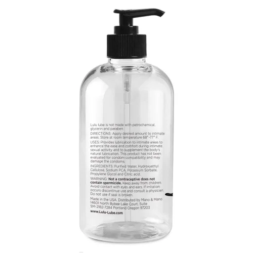 Miniatura 6 de Lulu Aceite de masaje de coco con jojoba y aceites esenciales, 16 onzas y lubricante personal. Lulu Lube Natural a base de agua, 16 onzas