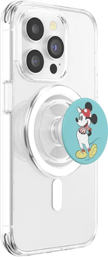 Miniatura 3 de Disney Mickey y sus amigos Mickey Mouse Baseball Retrato PopSockets MagSafe PopGrip para iPhone