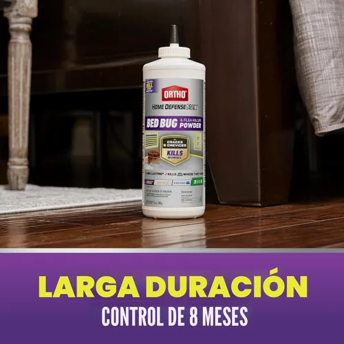 Miniatura 5 de Ortho Home Defense Max Bed Bug & Flea Killer Powder – Pulgas y chinches en polvo, aplicar a grietas y grietas en marcos de cama y de ventana
