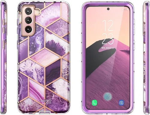 Miniatura 9 de i-Blason Funda para Samsung Galaxy S22 Plus con protector de pantalla integrado, resistente a los arañazos, delgada y elegante funda protectora