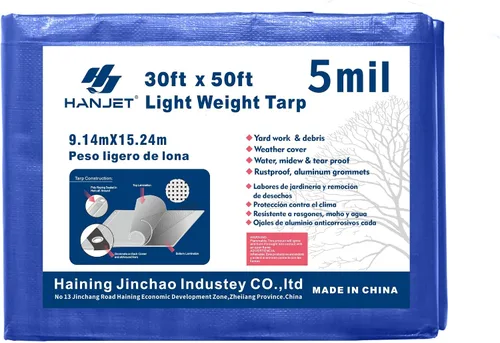 Miniatura 24 de lona impermeable duradera para cubierta, para camping, jardín, azul/verde militar, Verde