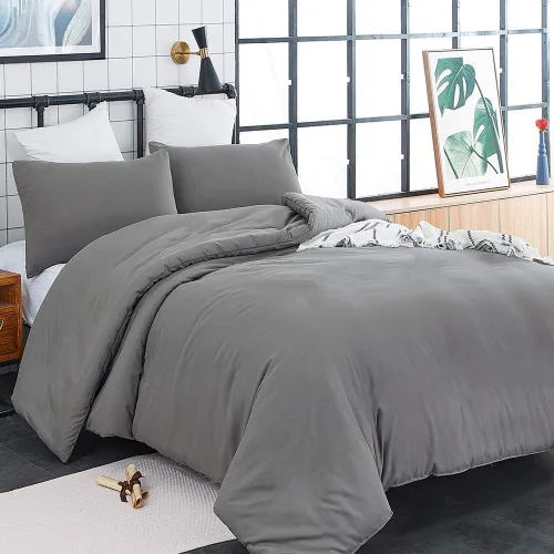 Miniatura 436 de CLOTHKNOW - Juego de edredón verde militar tamaño completo de 3 piezas, juego de ropa de cama verde oscuro, edredón suave con 2 fundas de almohada