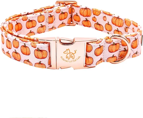 Miniatura 43 de Elegant little tail Collar para perro de Pascua, collar de perro con estampado de huevos de conejo, collar para mascotas, collar rosa para perros