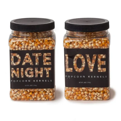 Miniatura 13 de Tarro de granos de palomitas de maíz para una cita nocturna, tarro de granos de palomitas de maíz Wabash Valley Farms "Date Night", suministros
