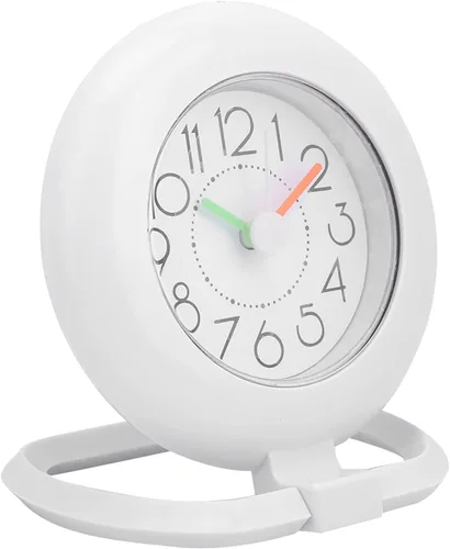 Miniatura 9 de Reloj de ducha digital de baño, temporizador impermeable para baño, temporizador colgante para cocina, hogar, pared y decoración de mesa (blanco)