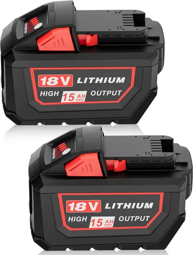 Miniatura 8 de HOCHSTERN Reemplazo de 18 V 15.0Ah para batería Milwaukee M-18 de alto rendimiento compatible con baterías Milwaukee de 18 voltios 48-11-1862