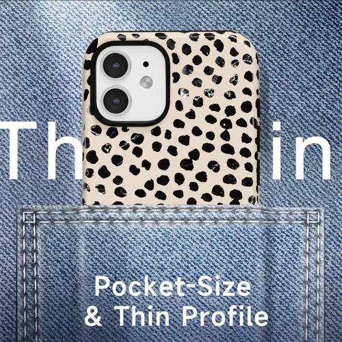 Miniatura 8 de LoeoeL para iPhone 11 Funda con Estampado de Guepardo, Funda de Teléfono con Patrón de Leopardo para Mujeres y Niñas, Funda de Plástico Duro delgada