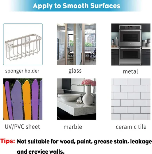 Miniatura 6 de Pawfly Paquete de 20 ventosas de doble cara de 0.8 pulgadas de PVC transparente de plástico para espejo de mesa de vidrio