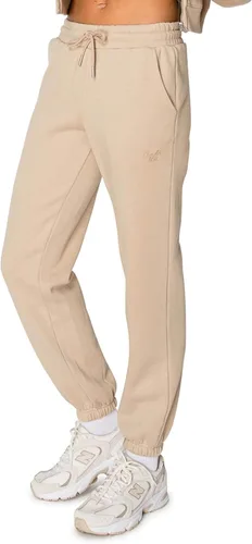 Miniatura 48 de Cali1850 Pantalón deportivo Cloud Nine Fleece para mujer, cintura alta, ajuste holgado, dos bolsillos, cintura elástica con cordón