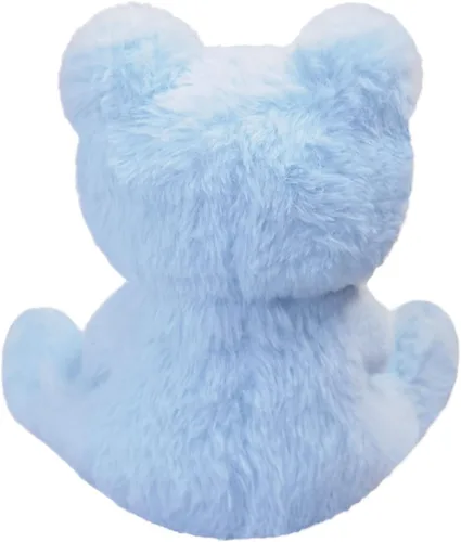 Miniatura 4 de Animal de peluche de rana azul claro, lindo juguete de rana peluda, suave juguete de peluche para niños y niñas, regalos para niños o novia, 8.5