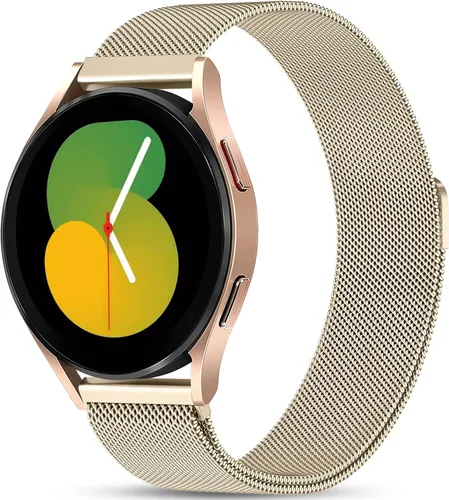 Miniatura 11 de JKD Banda Magnética de Metal Compatible con Samsung Galaxy Watch 7 Banda, Galaxy Watch 6 5 4 FE 40mm 44mm/5 Pro 45mm/Watch 6 4 Classic/Active 2