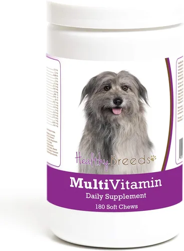 Miniatura 20 de Healthy Breeds Bulldog francés multivitamínico suave masticable para perros 180