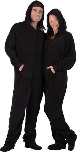 Miniatura 3 de Footed Pajamas - Enterizo con capucha a juego para la familia Suéteres de una pieza para niños, niñas, hombres, mujeres y mascotas, unisex, Candy