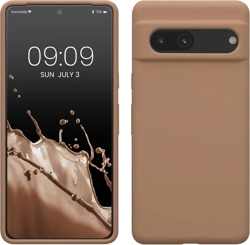 Miniatura 39 de kwmobile Funda compatible con Google Pixel 7 - Funda de silicona TPU con acabado suave - Piedra antigua