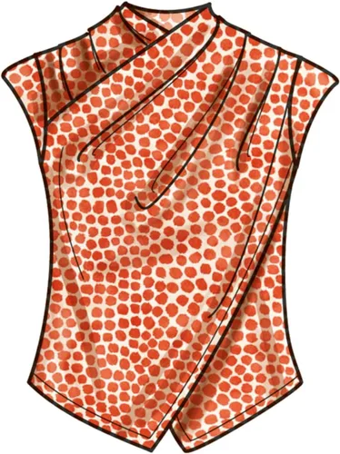 Miniatura 7 de Simplicity Misses' Tops - Paquete de patrones de costura, código de diseño S9783, tallas 16-18-20-22-24, multicolor