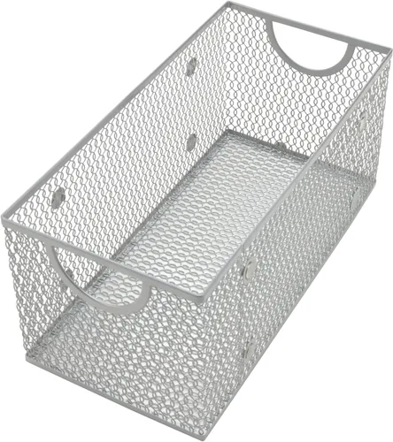 Miniatura 19 de YBM Home Organizador de despensa de cocina, cesta de alambre para estantes, armarios, despensa, encimera, cesta de almacenamiento abierta de malla