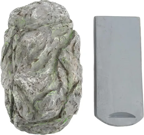 Ocultador de llave de roca falsa para guardar, seguro para el clima, resina decorativa, oculta, un soporte para llaves para patio al aire libre,